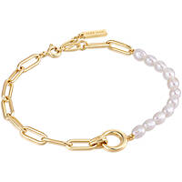 bracelet Avec Charms femme Argent 925 bijou Ania Haie Perla Power B043-02G