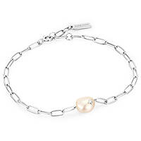 bracelet Avec Charms femme Argent 925 bijou Ania Haie Perla Power B043-03H