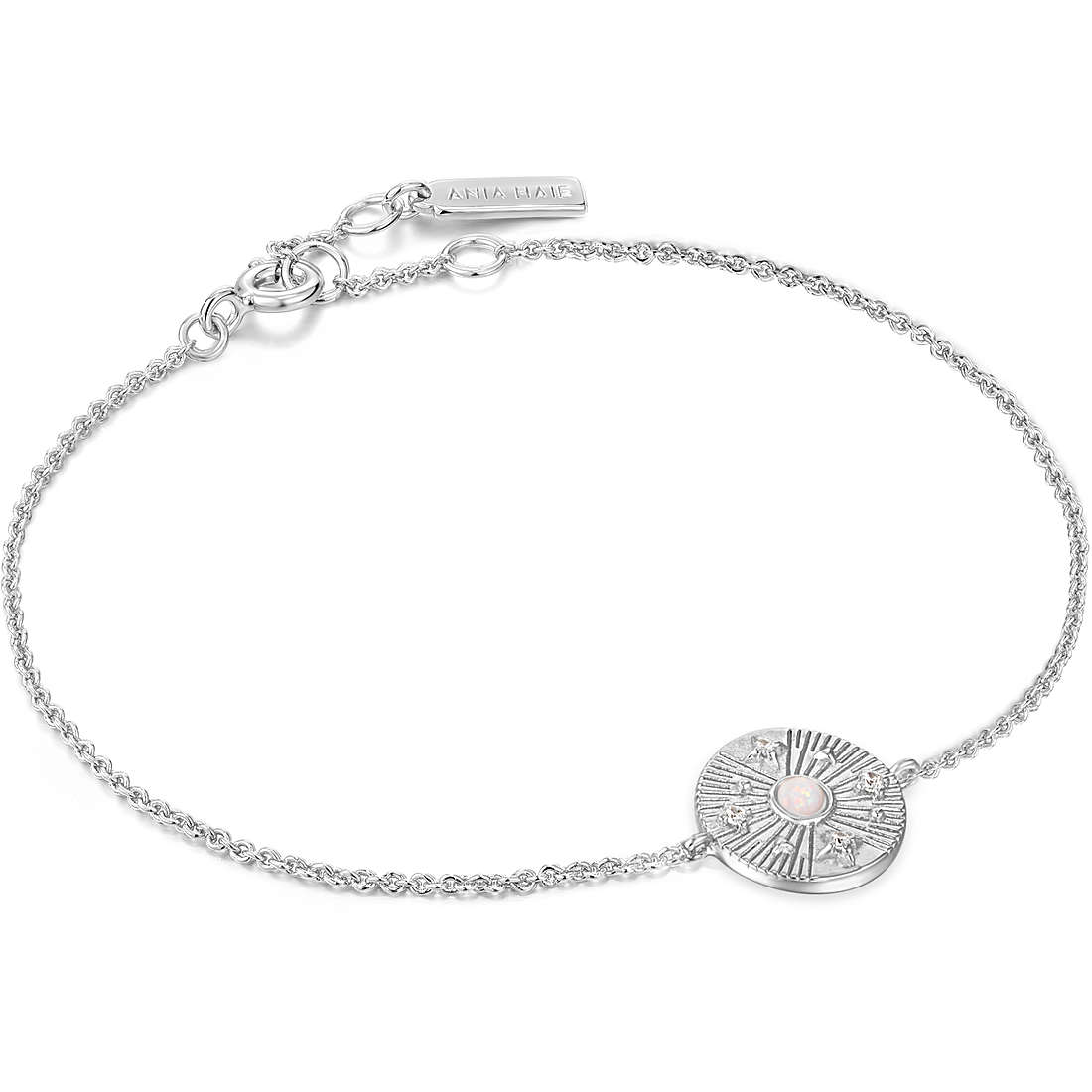 bracelet Avec Charms femme Argent 925 bijou Ania Haie Rising Star B034-02H