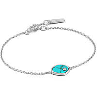 bracelet Avec Charms femme Argent 925 bijou Ania Haie Turning Tides B027-01H