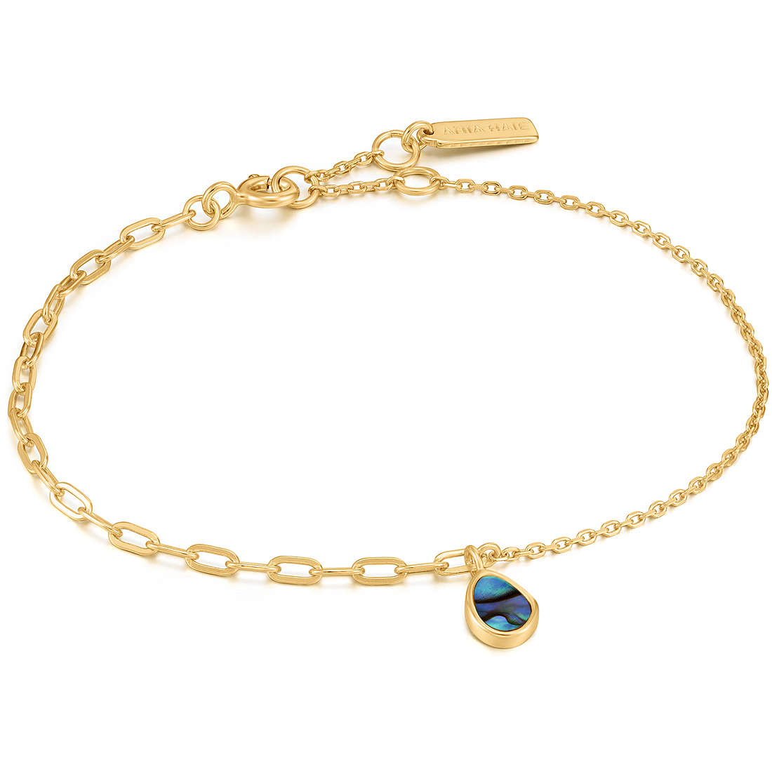 bracelet Avec Charms femme Argent 925 bijou Ania Haie Turning Tides B027-02G