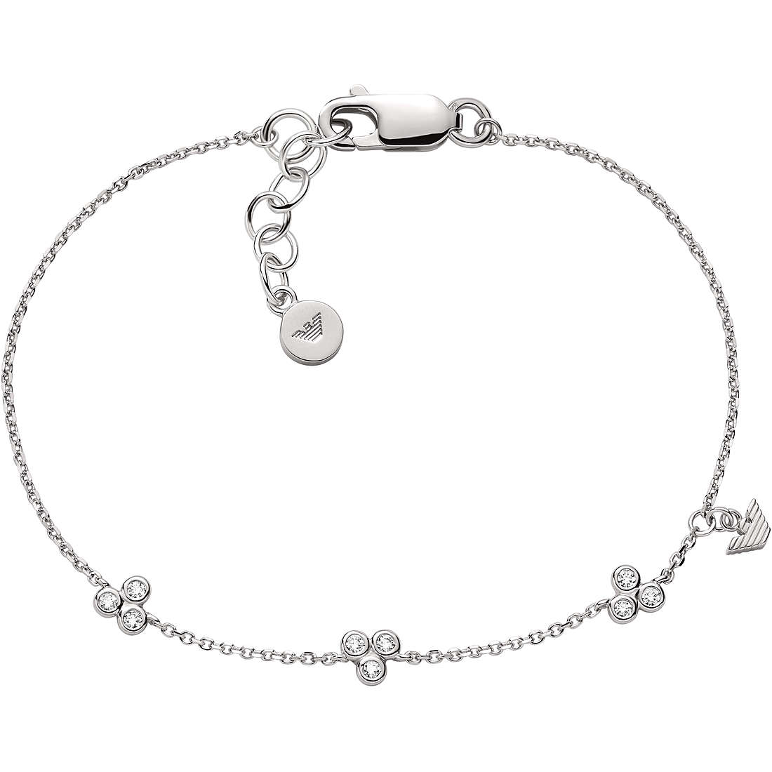 bracelet Avec Charms femme Argent 925 bijou Emporio Armani Sentimental EG3484040