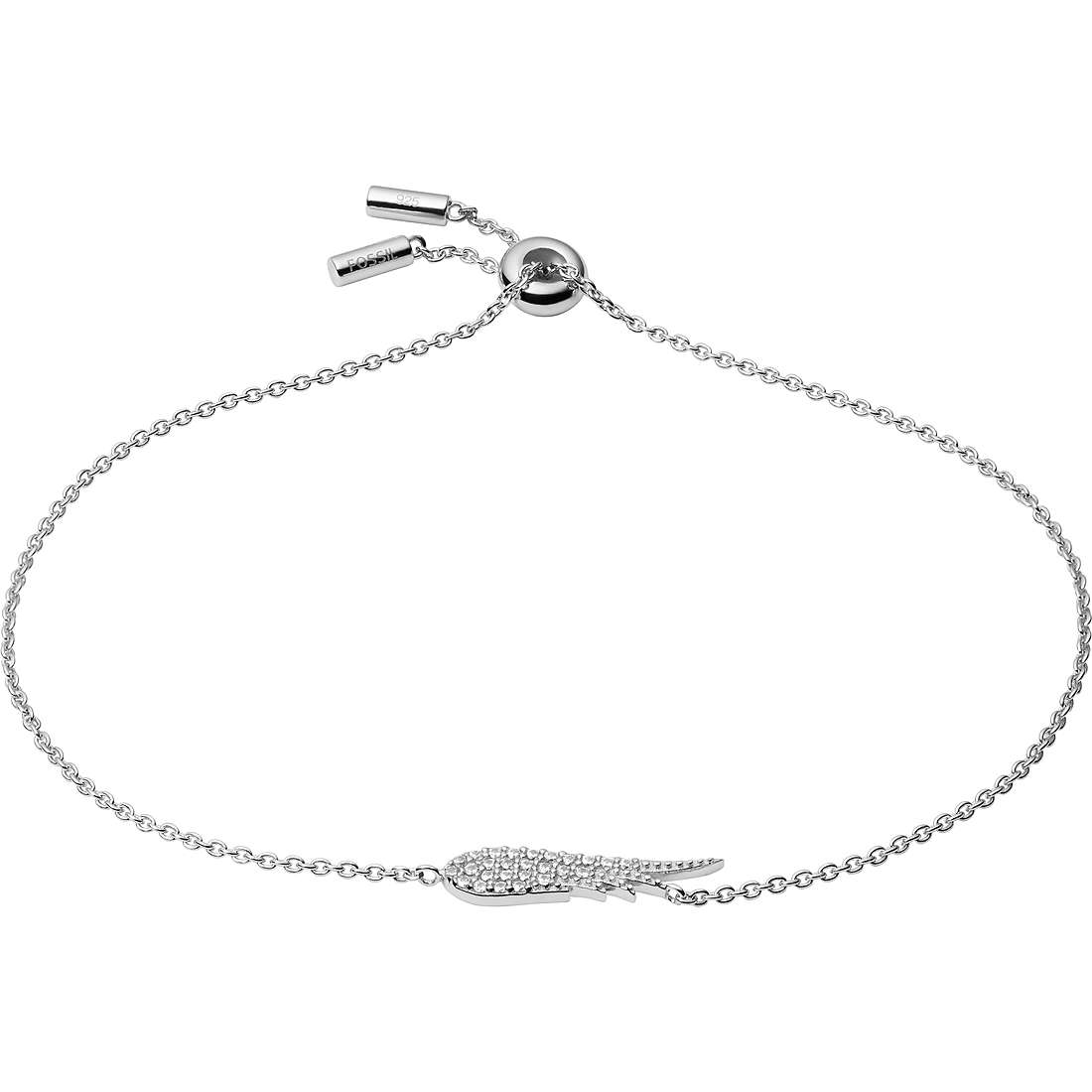 bracelet Avec Charms femme Argent 925 bijou Fossil Sterling Silver JFS00534040