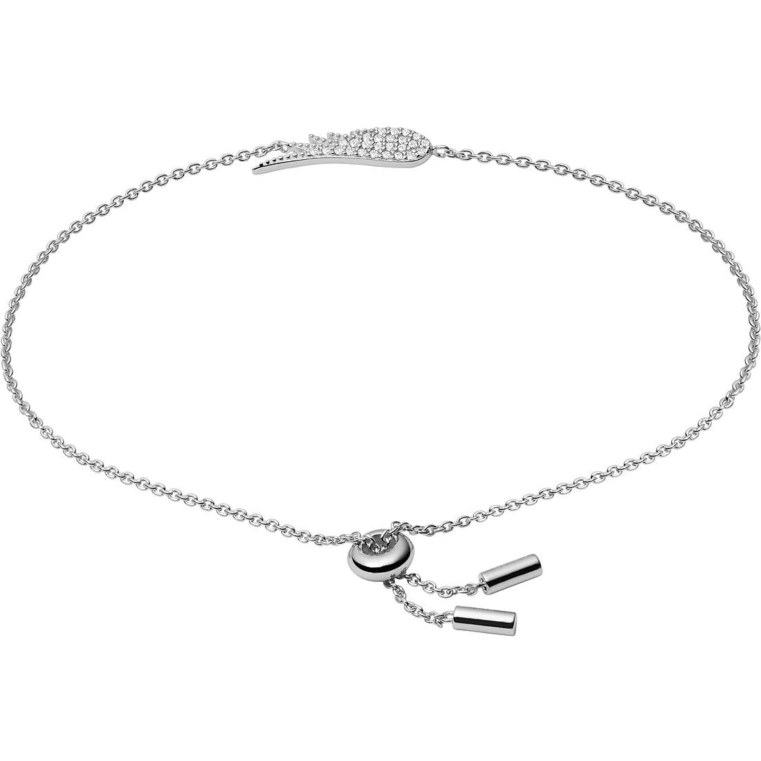 bracelet Avec Charms femme Argent 925 bijou Fossil Sterling Silver JFS00534040