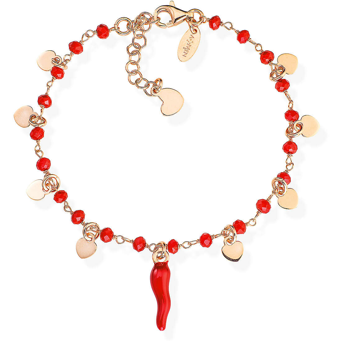bracelet Avec perles femme Argent 925 bijou Amen BRCSHRR1