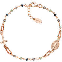 bracelet Avec perles femme Argent 925 bijou Amen BRO10RGTOVE3