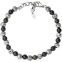 bracelet Avec perles femme Argent 925 bijou Amen BRU1PMBN6
