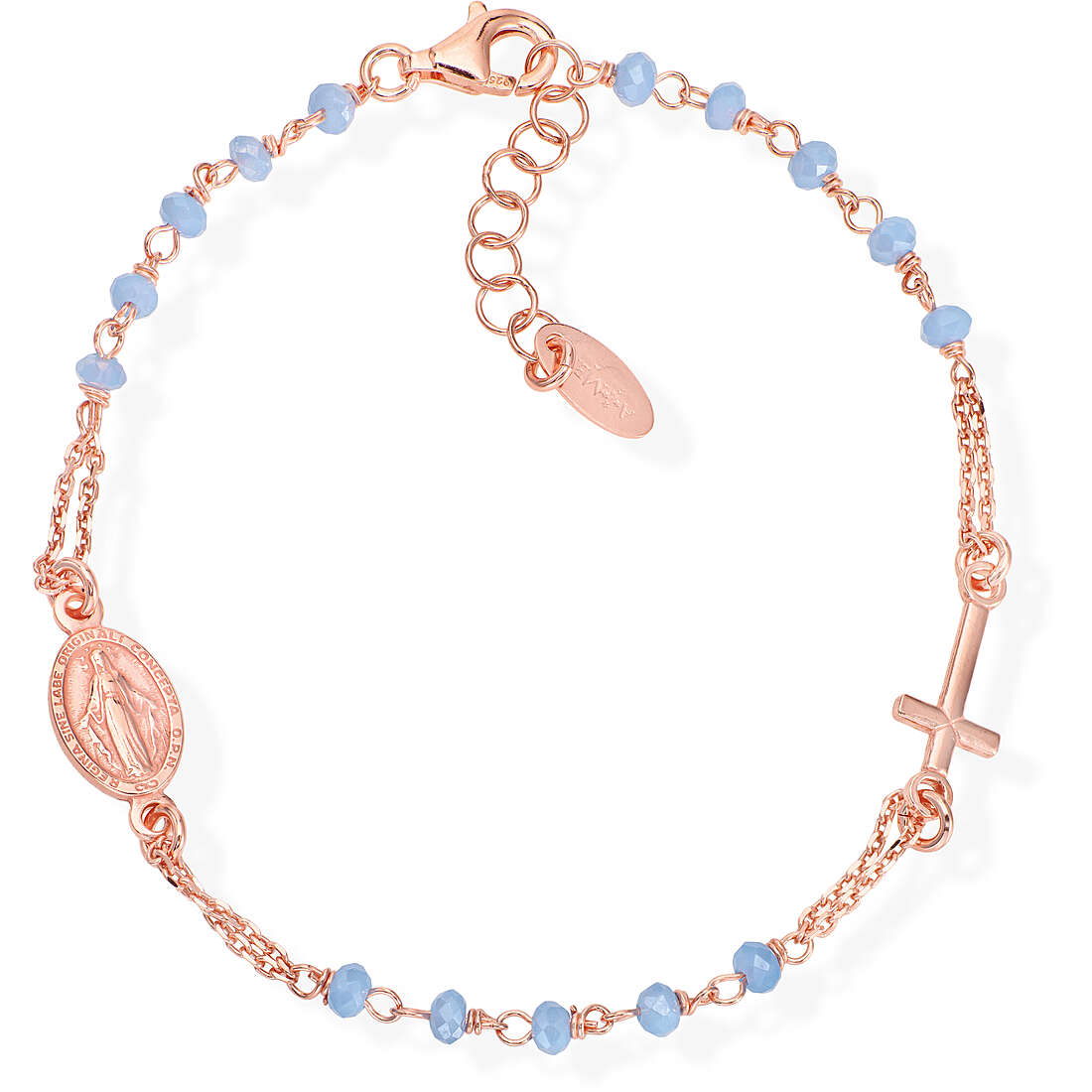 bracelet Avec perles femme Argent 925 bijou Amen Rosari BRO25RCE3