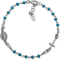 bracelet Avec perles femme Argent 925 bijou Amen Rosari BRONBL3