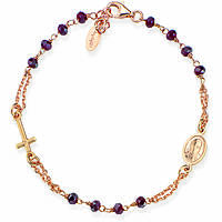 bracelet Avec perles femme Argent 925 bijou Amen Rosari BRORA3
