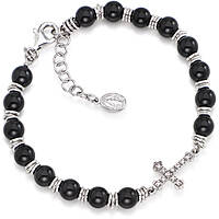 bracelet Avec perles homme Argent 925 bijou Amen Rosari BRCRZ1