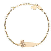 bracelet Avec Plaque enfant Or 9 kt bijou Disney Preziosi Per Bambini BG00011L-59