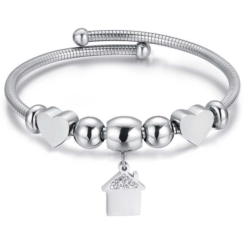 bracelet bijou Acier femme bijou Cristaux BK1954