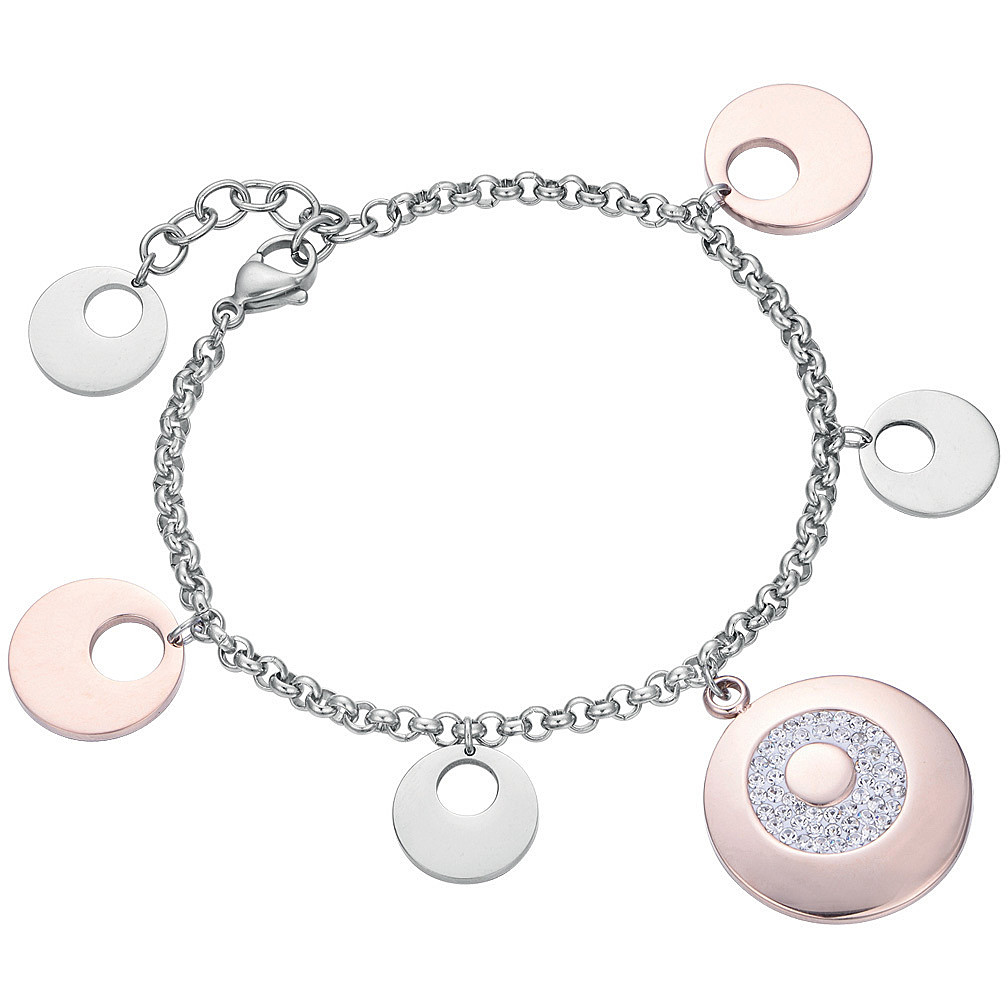 bracelet bijou Acier femme bijou Cristaux LBBK1608