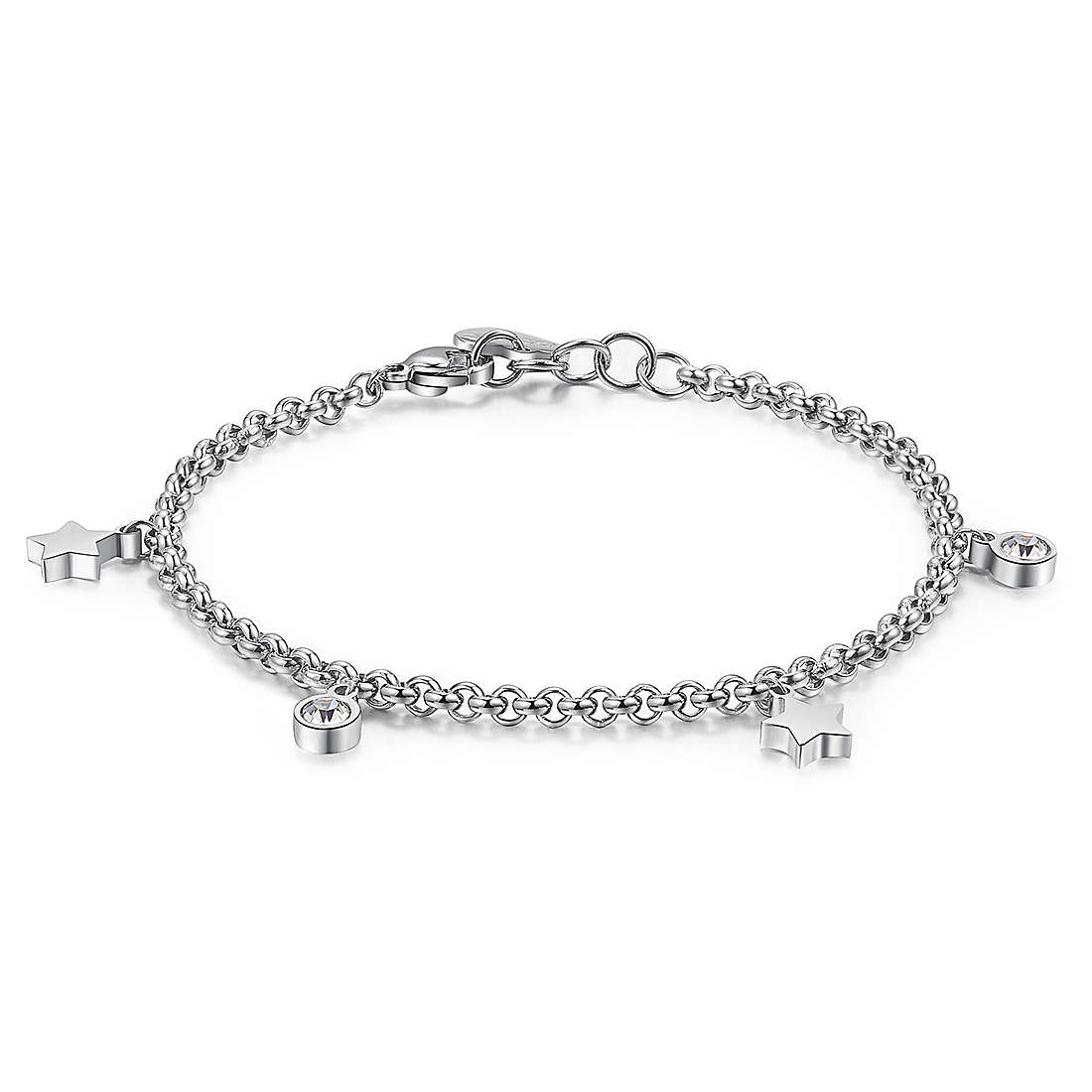 bracelet bijou Acier femme bijou Cristaux SCE12