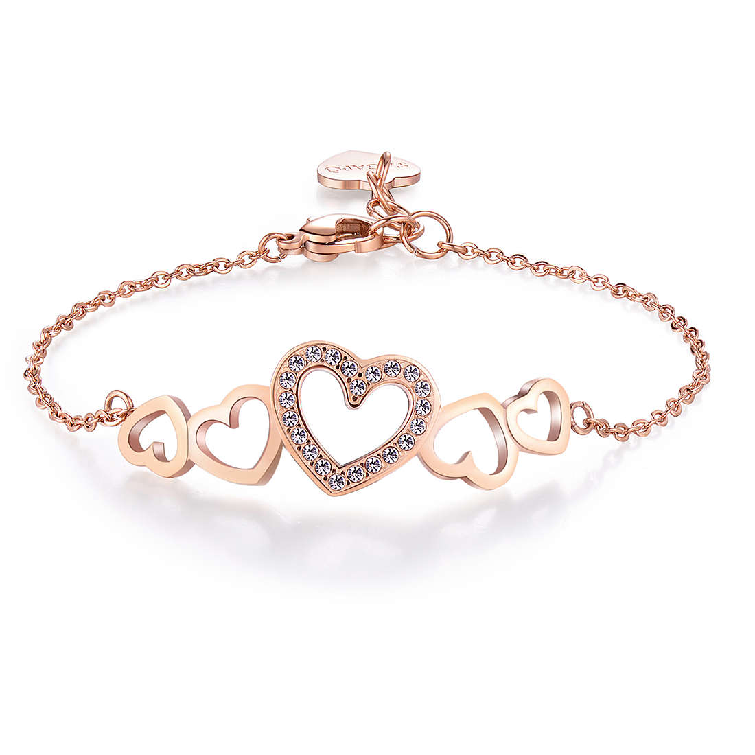 bracelet bijou Acier femme bijou Cristaux SMV14