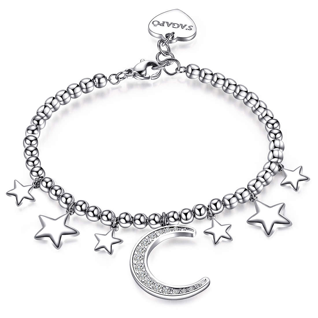 bracelet bijou Acier femme bijou Cristaux SNM12