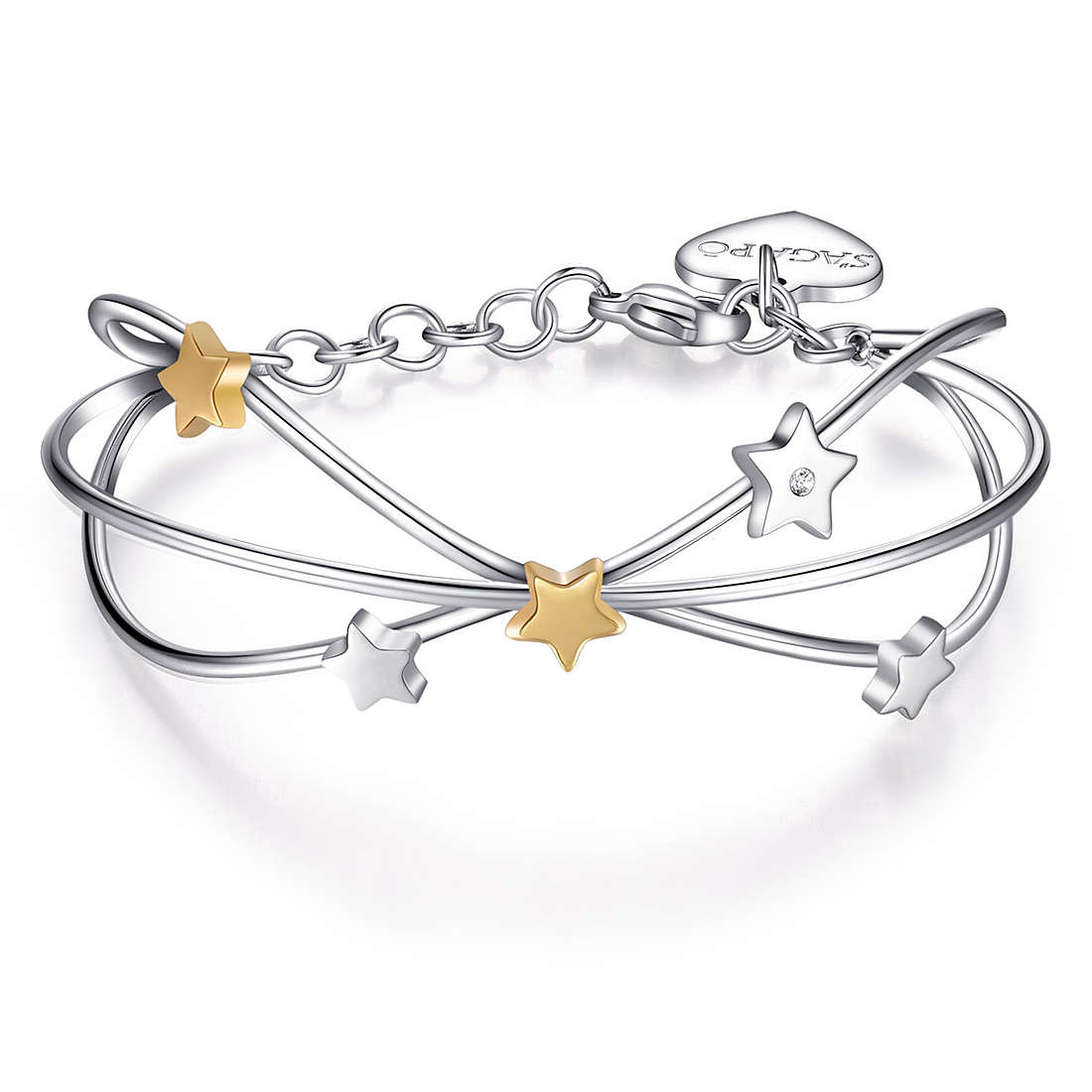 bracelet bijou Acier femme bijou Cristaux SNM13
