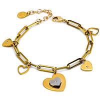 bracelet bijou Acier femme bijou Zircons MYBR21