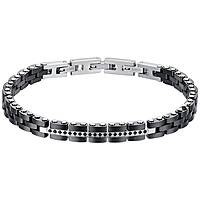 bracelet bijou Acier homme bijou Cristaux BA1674