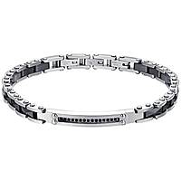 bracelet bijou Acier homme bijou Cristaux BA1675