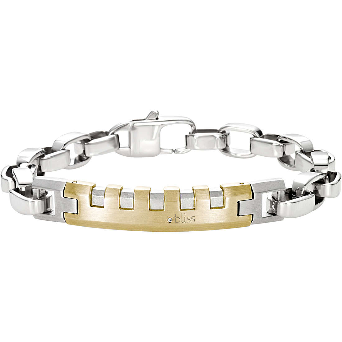bracelet bijou Acier homme bijou Diamant 20061546