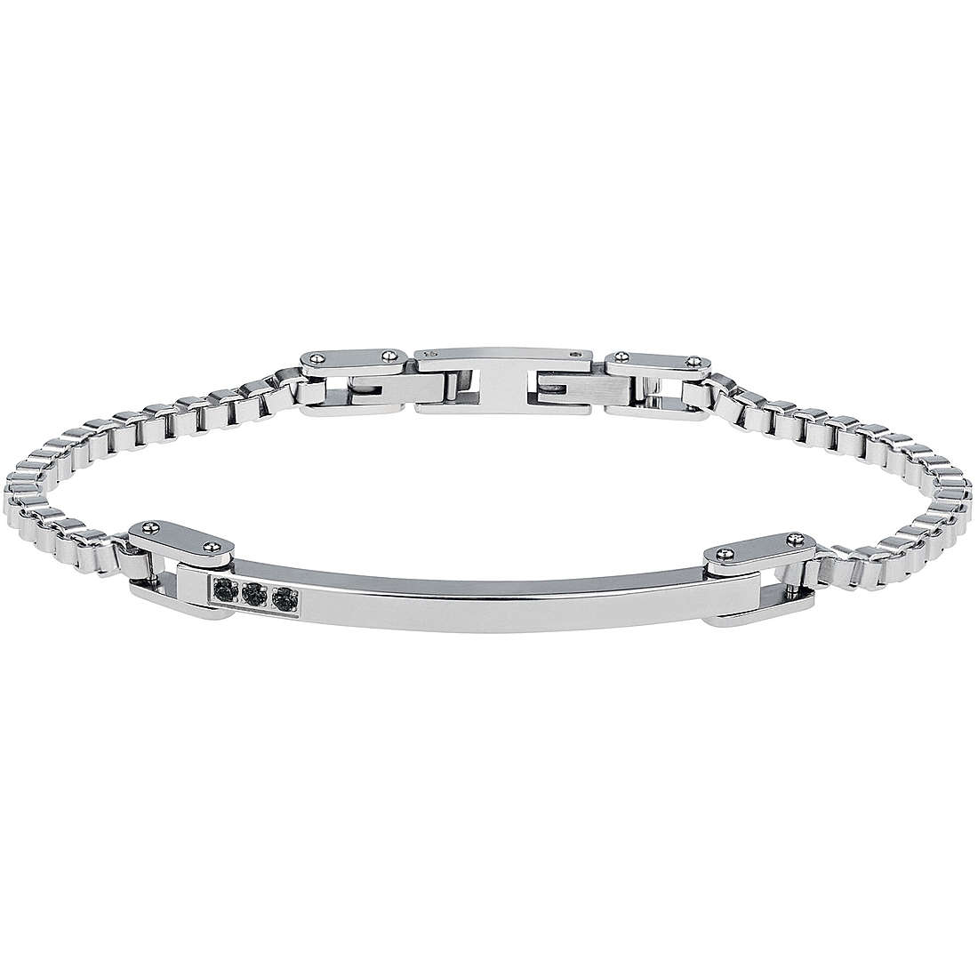 bracelet bijou Acier homme bijou Diamant TJ2744