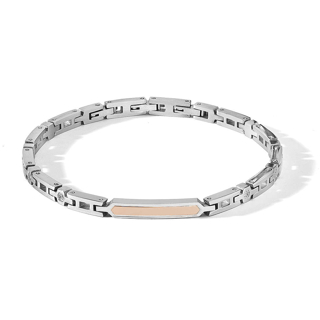 bracelet bijou Acier homme bijou Diamant UBR 1110