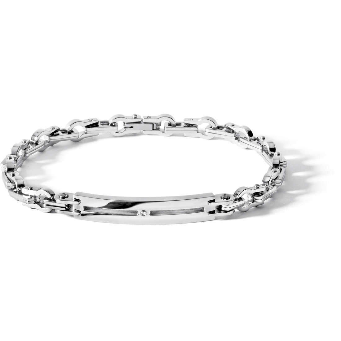bracelet bijou Acier homme bijou Diamant UBR 578