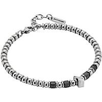 bracelet bijou Acier homme bijou Semi-précieuse ABR515B