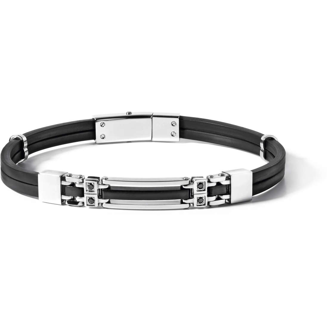 bracelet bijou Acier homme bijou Semi-précieuse UBR 490