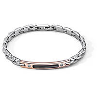 bracelet bijou Acier homme bijou Zircons UBR 1032