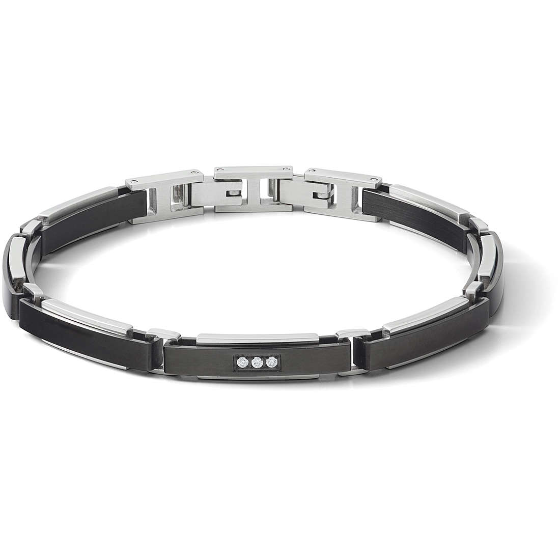bracelet bijou Acier homme bijou Zircons UBR 1060