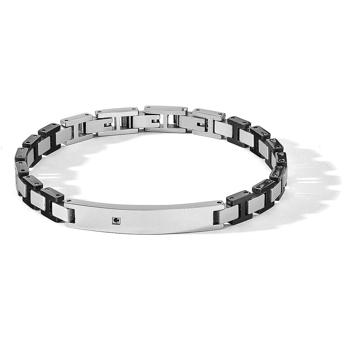 bracelet bijou Acier homme bijou Zircons UBR 1095