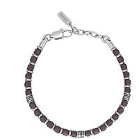 bracelet bijou Acier homme bracelet Hematite 232064