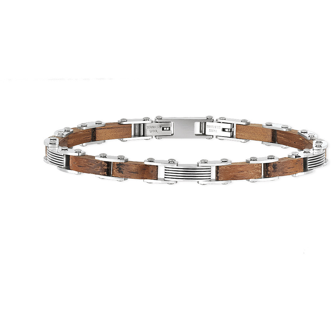 bracelet bijou Acier homme bracelet Wood 232020