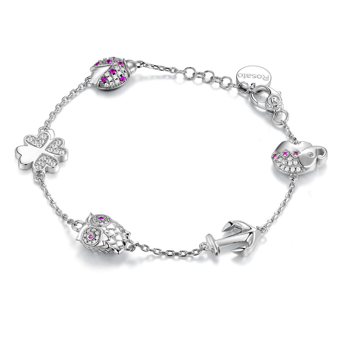 bracelet bijou Argent 925 femme bijou Zircons RSOA14