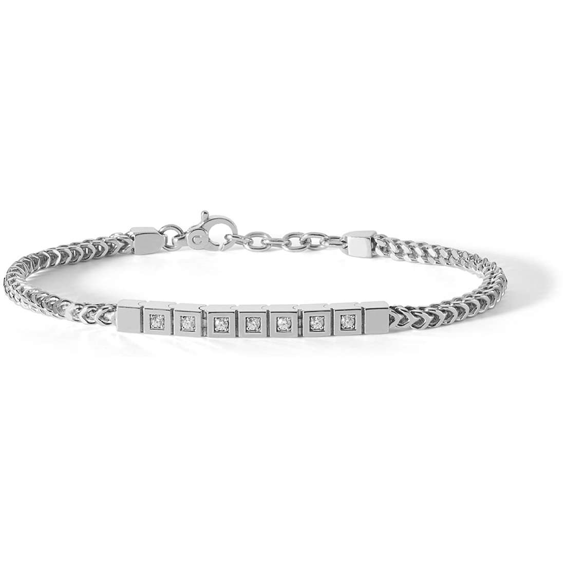 bracelet bijou Argent 925 homme bijou Zircons UBR 895