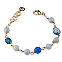 bracelet bijou Bijoux fantaisie femme bijou Aigue-marine J7780