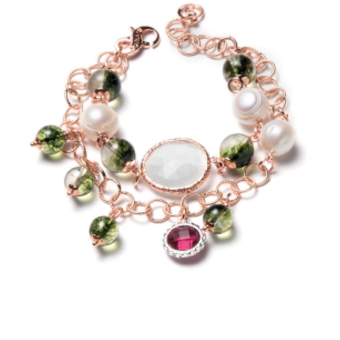bracelet bijou Bijoux fantaisie femme bijou Cristaux, Semi-précieuse J3977