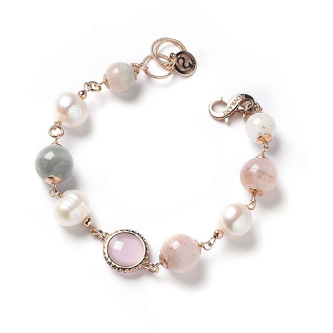 bracelet bijou Bijoux fantaisie femme bijou Perles, Cristaux, Semi-précieuse J4846