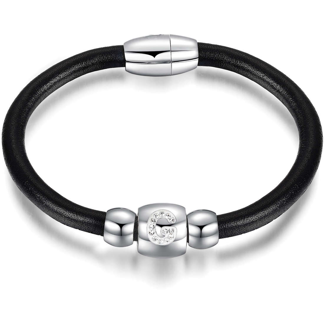 bracelet bijou Cuir femme bijou Cristaux LBBK757