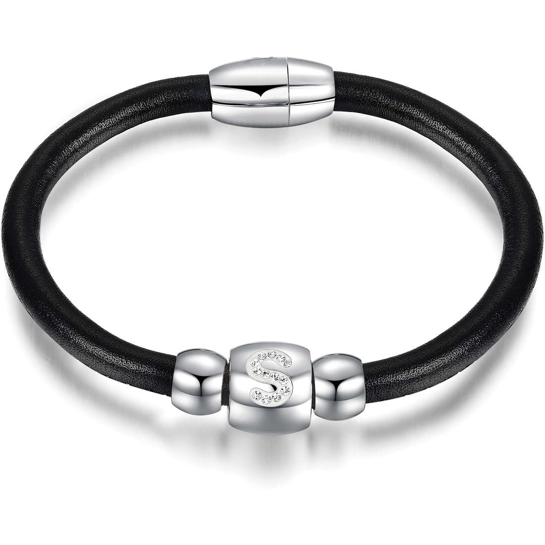 bracelet bijou Cuir femme bijou Cristaux LBBK765
