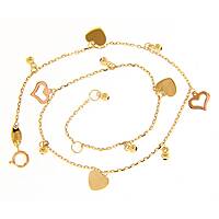 Bracelet de cheville femme bijoux GioiaPura Oro 750 GP-S233234