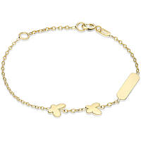 bracelet enfant Avec Plaque Or 18 kt bijou GioiaPura Oro 750 GP-S146426