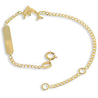 bracelet enfant Avec Plaque Or 18 kt bijou GioiaPura Oro 750 GP-S146427
