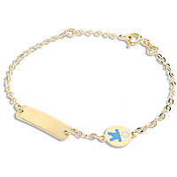 bracelet enfant Avec Plaque Or 18 kt bijou GioiaPura Oro 750 GP-S163706
