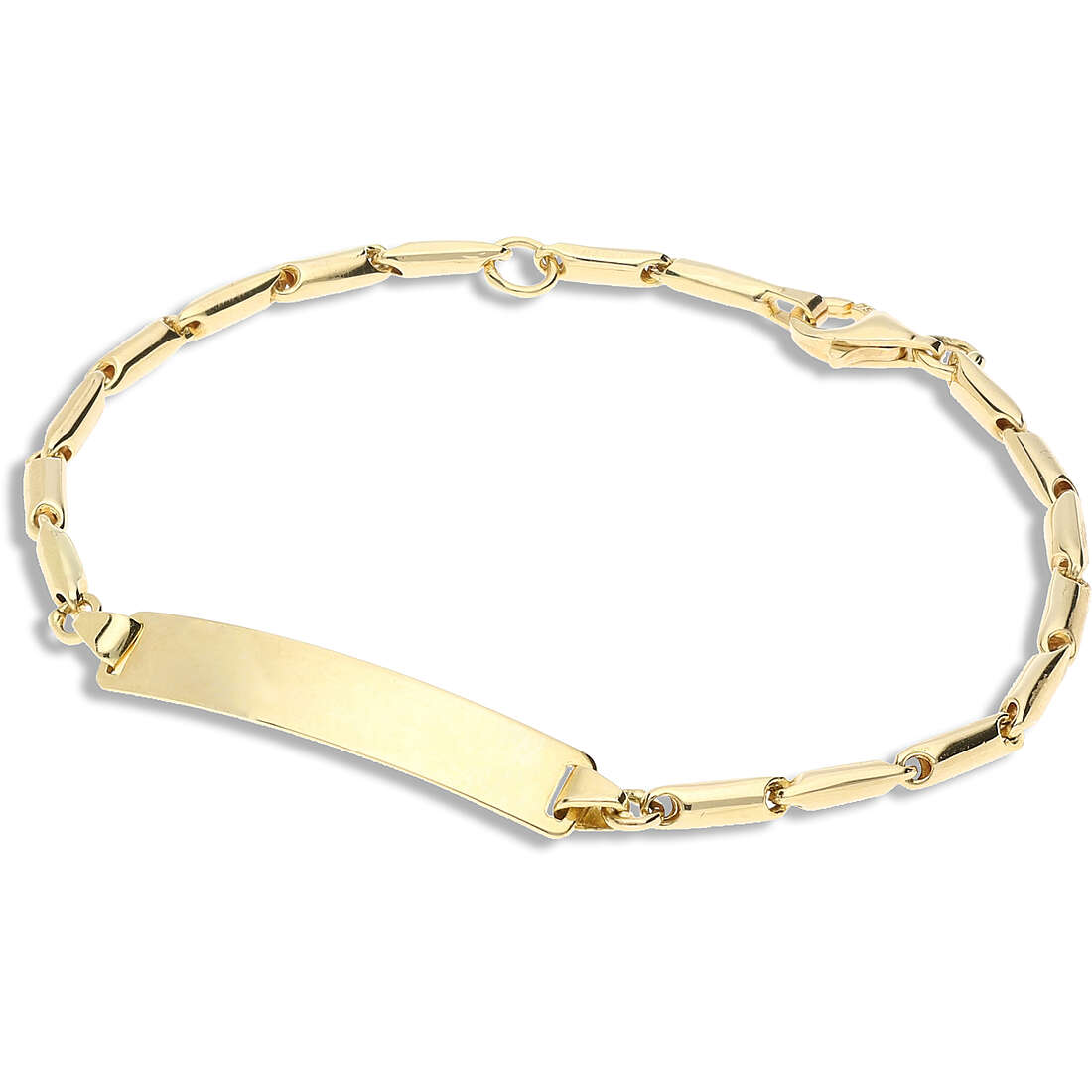 bracelet enfant Avec Plaque Or 18 kt bijou GioiaPura Oro 750 GP-S170167