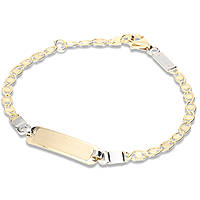 bracelet enfant Avec Plaque Or 18 kt bijou GioiaPura Oro 750 GP-S170684