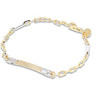 bracelet enfant Avec Plaque Or 18 kt bijou GioiaPura Oro 750 GP-S194107